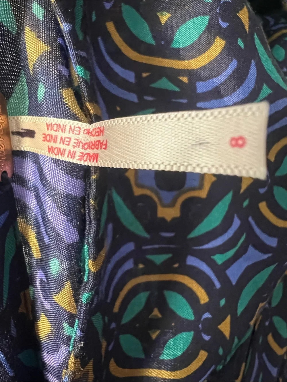 NWOT Free People Imogen Print Sarong Tie Wrap High Rise Slim Fit Skirt Sz 8